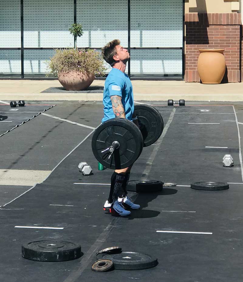 South Lake Tahoe Crossfit Owner, Christian in Competition
