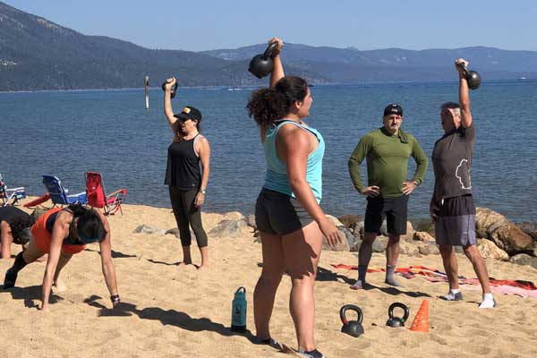 South Lake Tahoe Crossfit Beach Workout